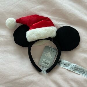 Disney Parks Santa Hat Ears Headband